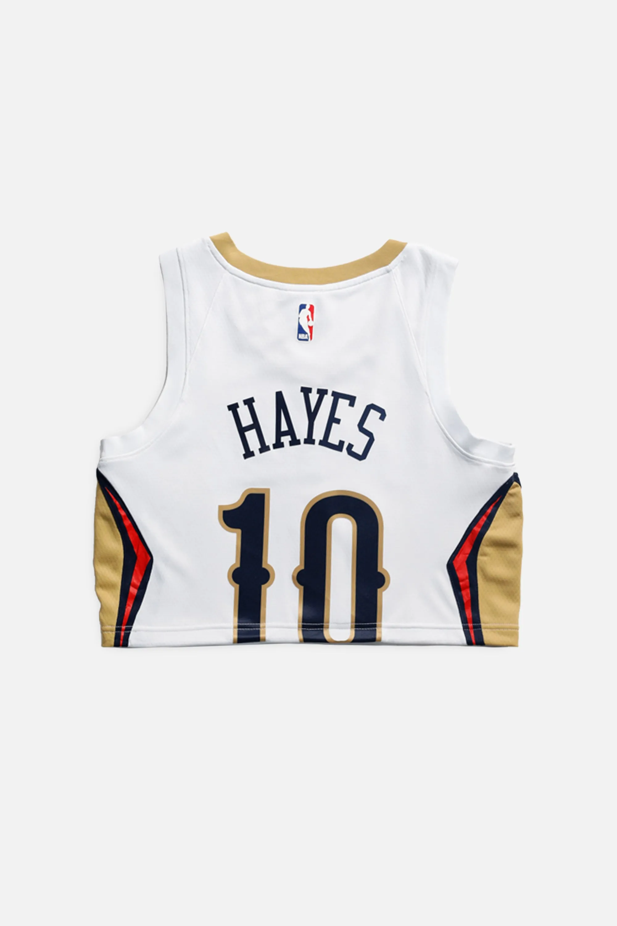 Rework New Orleans Pelicans NBA Crop Jersey - S Frankie