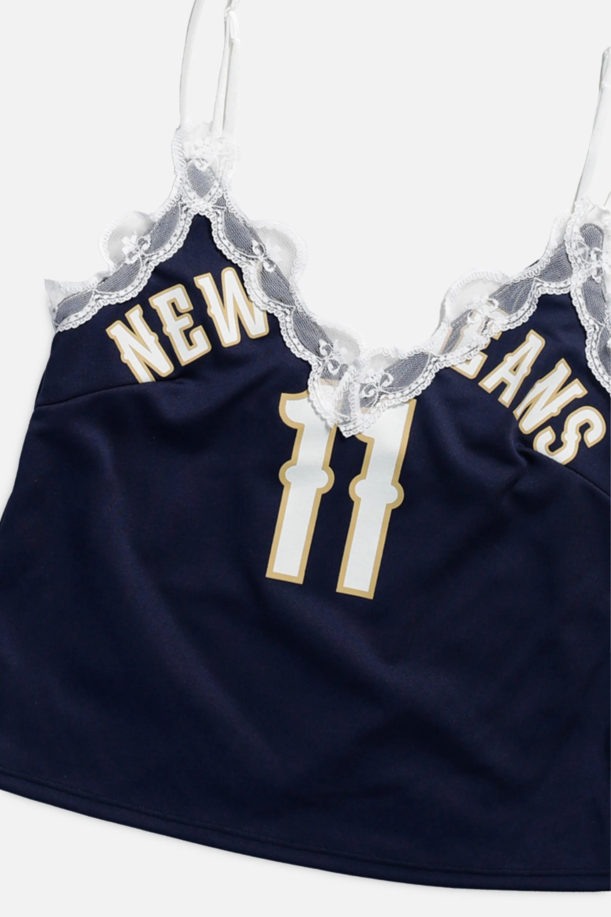 Rework New Orleans Pelicans NBA Lace Tank - XS Frankie