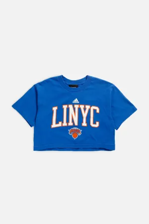 Rework New York Knicks NBA Crop Tee - S Frankie