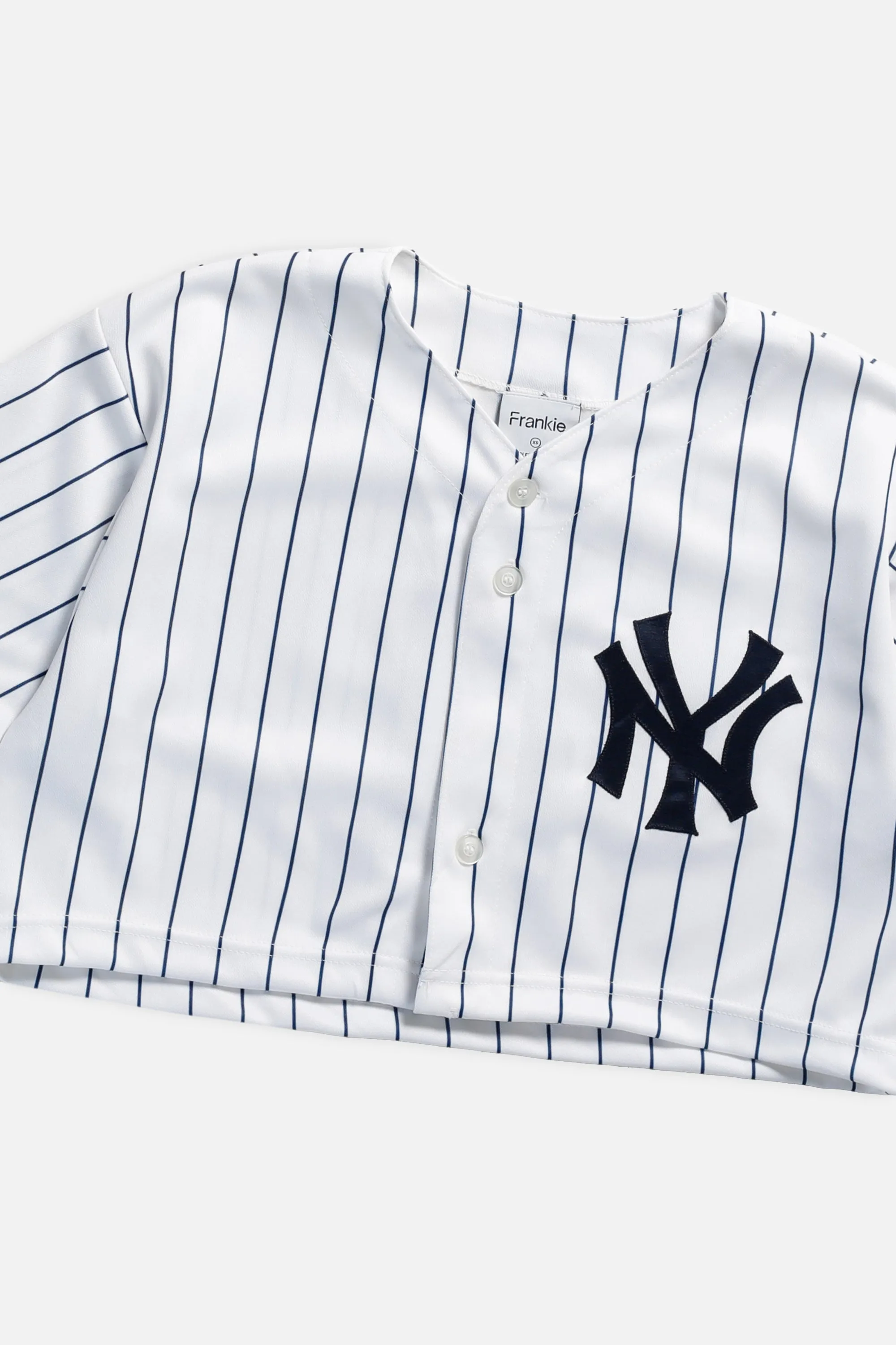 Rework New York Yankees MLB Crop Jersey - XS Frankie