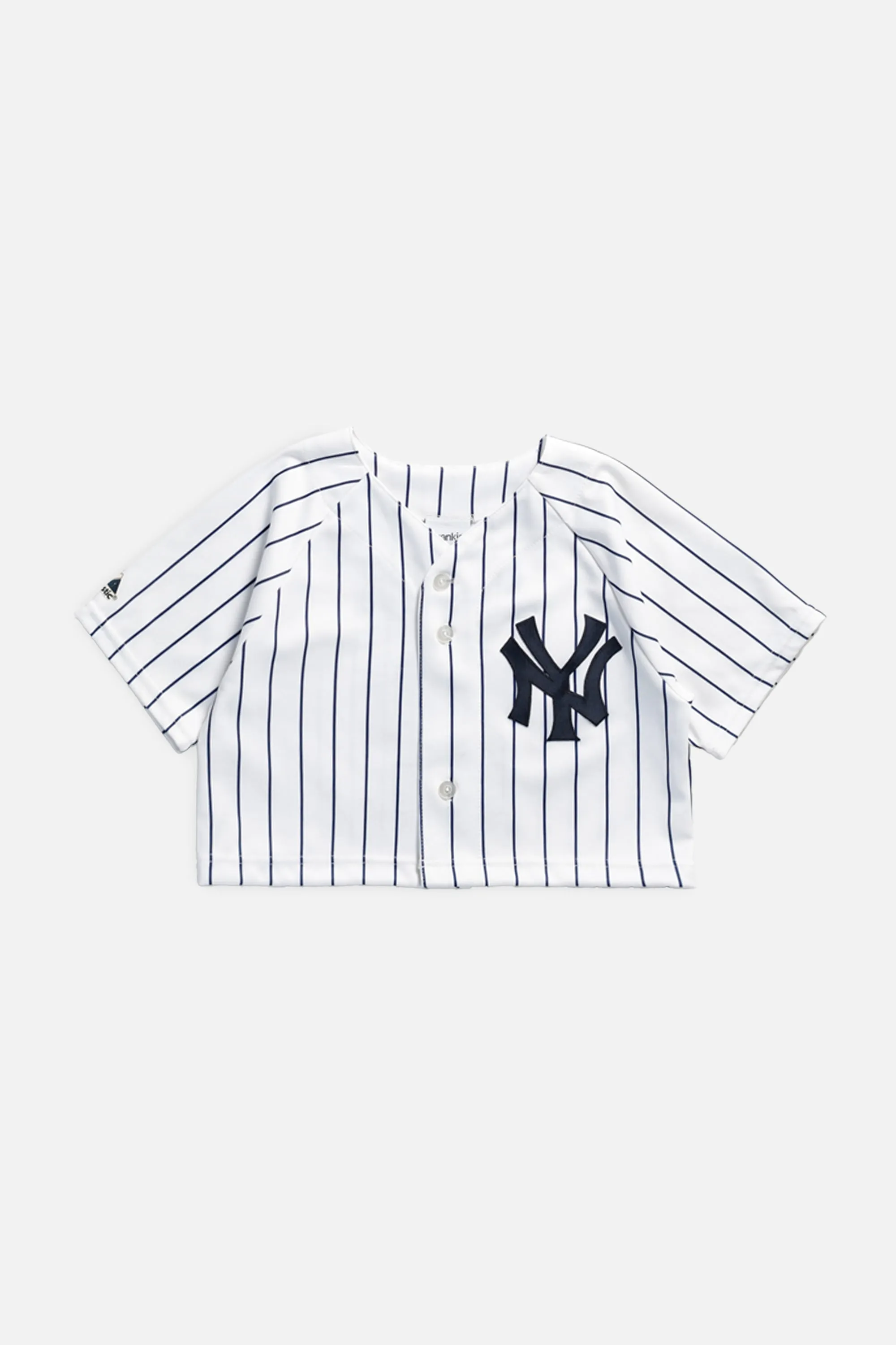 Rework New York Yankees MLB Crop Jersey - XS Frankie
