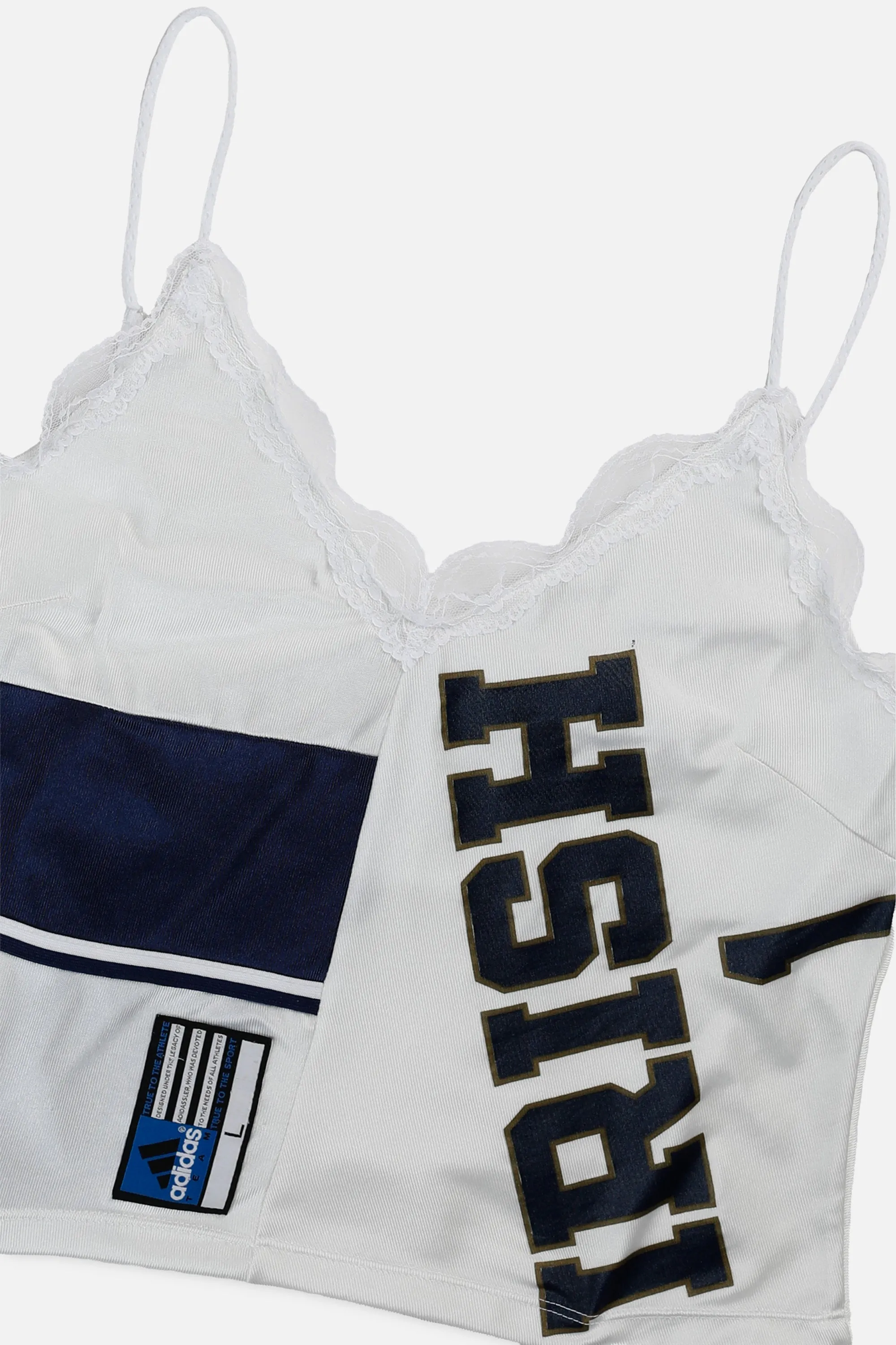 Rework Notre Dame Fighting Irish NCAA Lace Tank - L Frankie