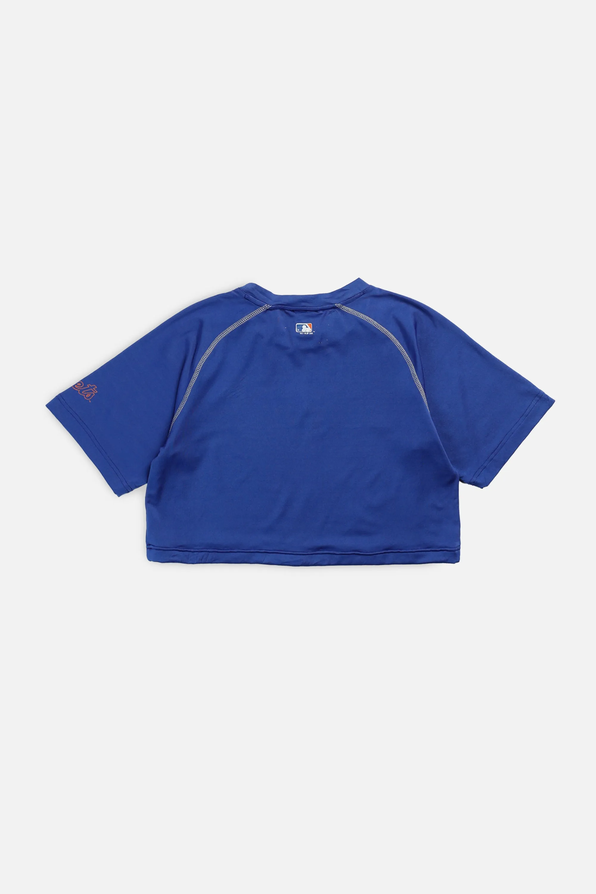 Rework NY Mets MLB Crop Tee - XS Frankie