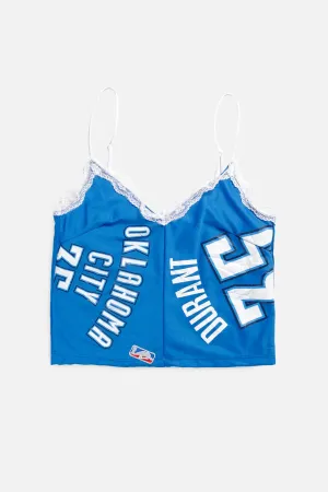 Rework Oklahoma City NBA Lace Tank - XS Frankie