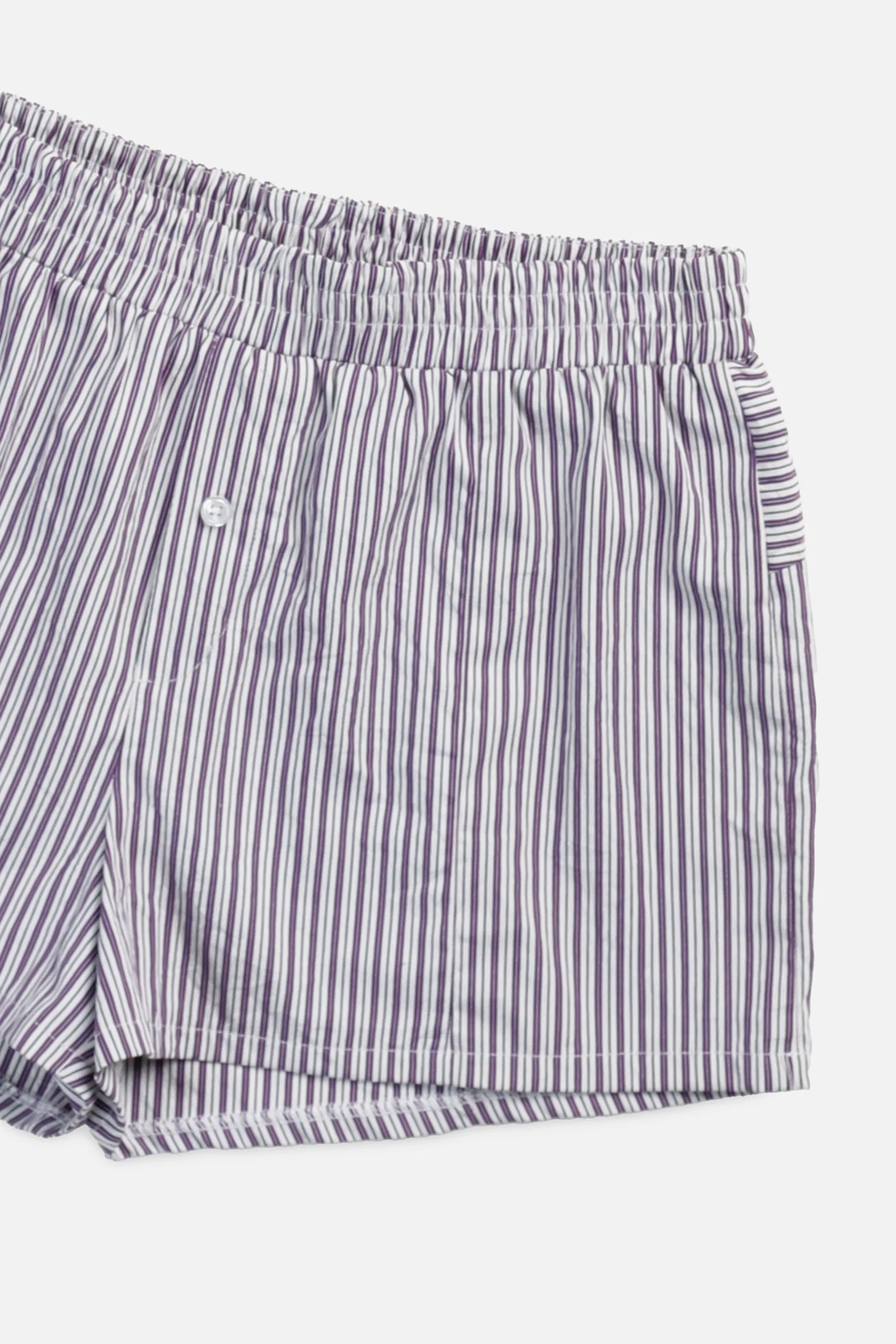 Rework Oxford Mini Boxer Shorts - S Frankie