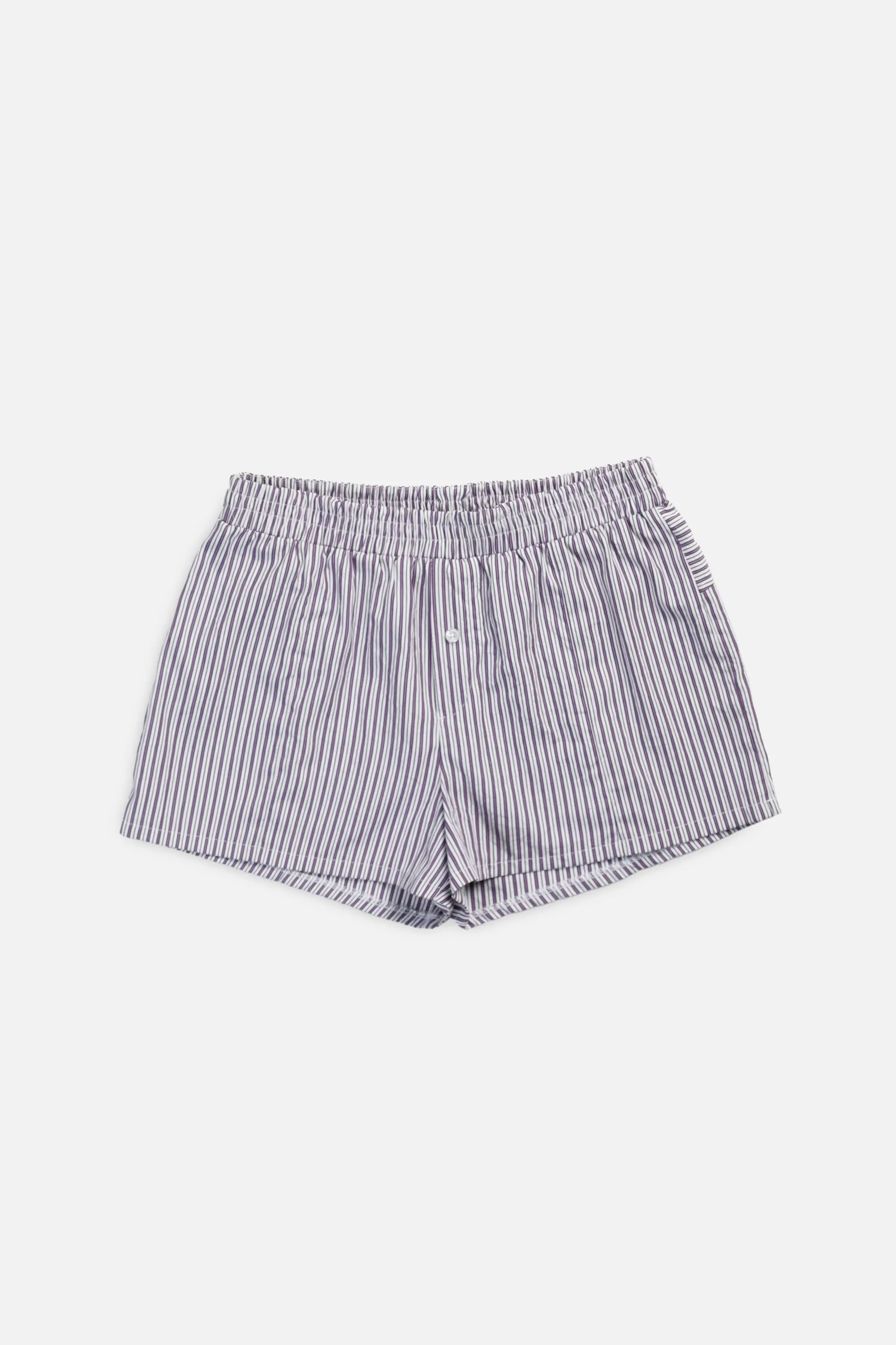 Rework Oxford Mini Boxer Shorts - S Frankie