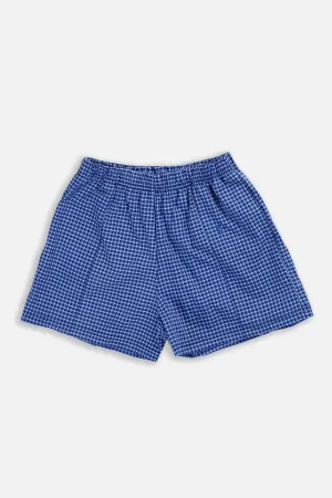 Rework Oxford Mini Boxer Shorts - S Frankie