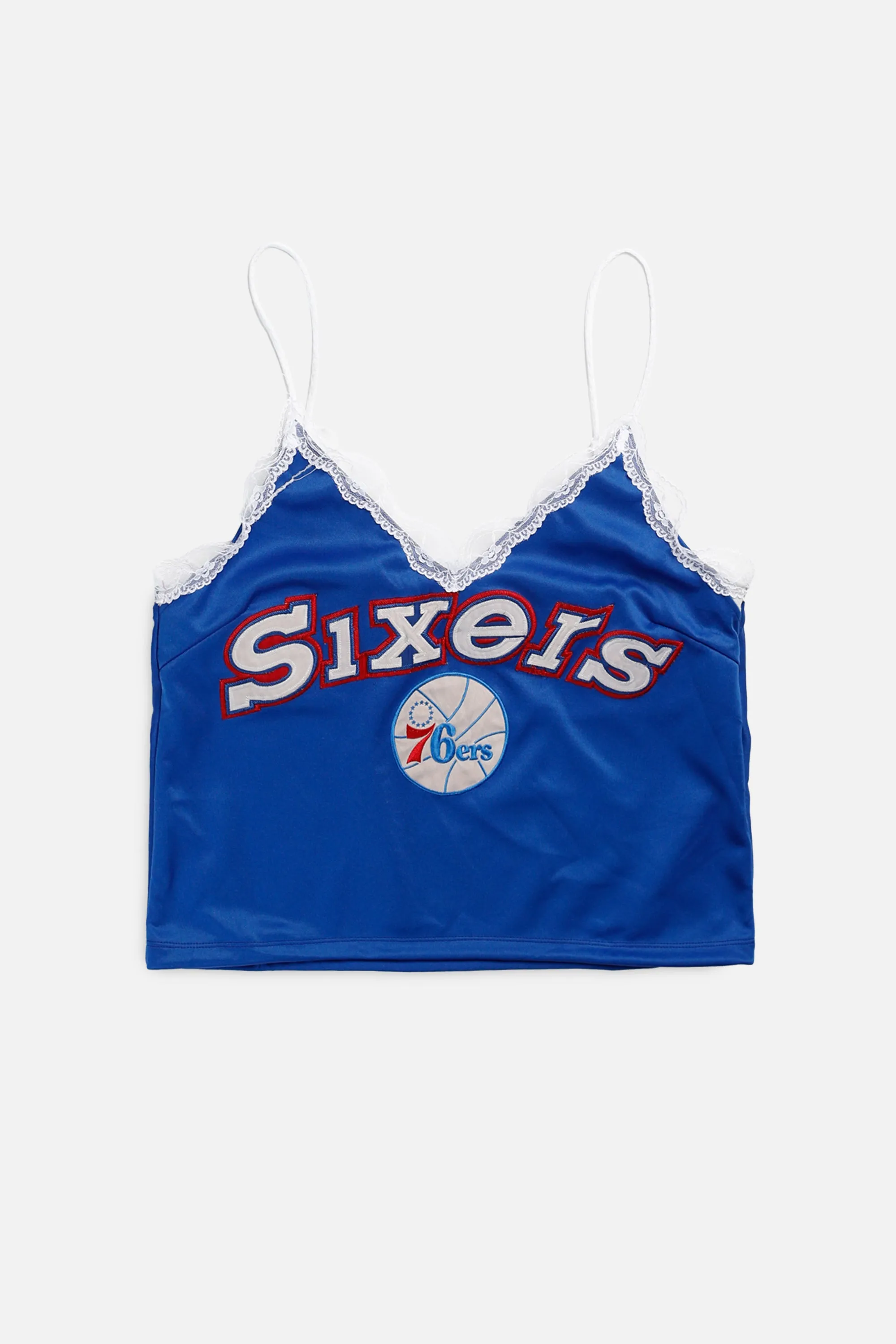 Rework Philadelphia 76ers NBA Lace Tank - XL Frankie