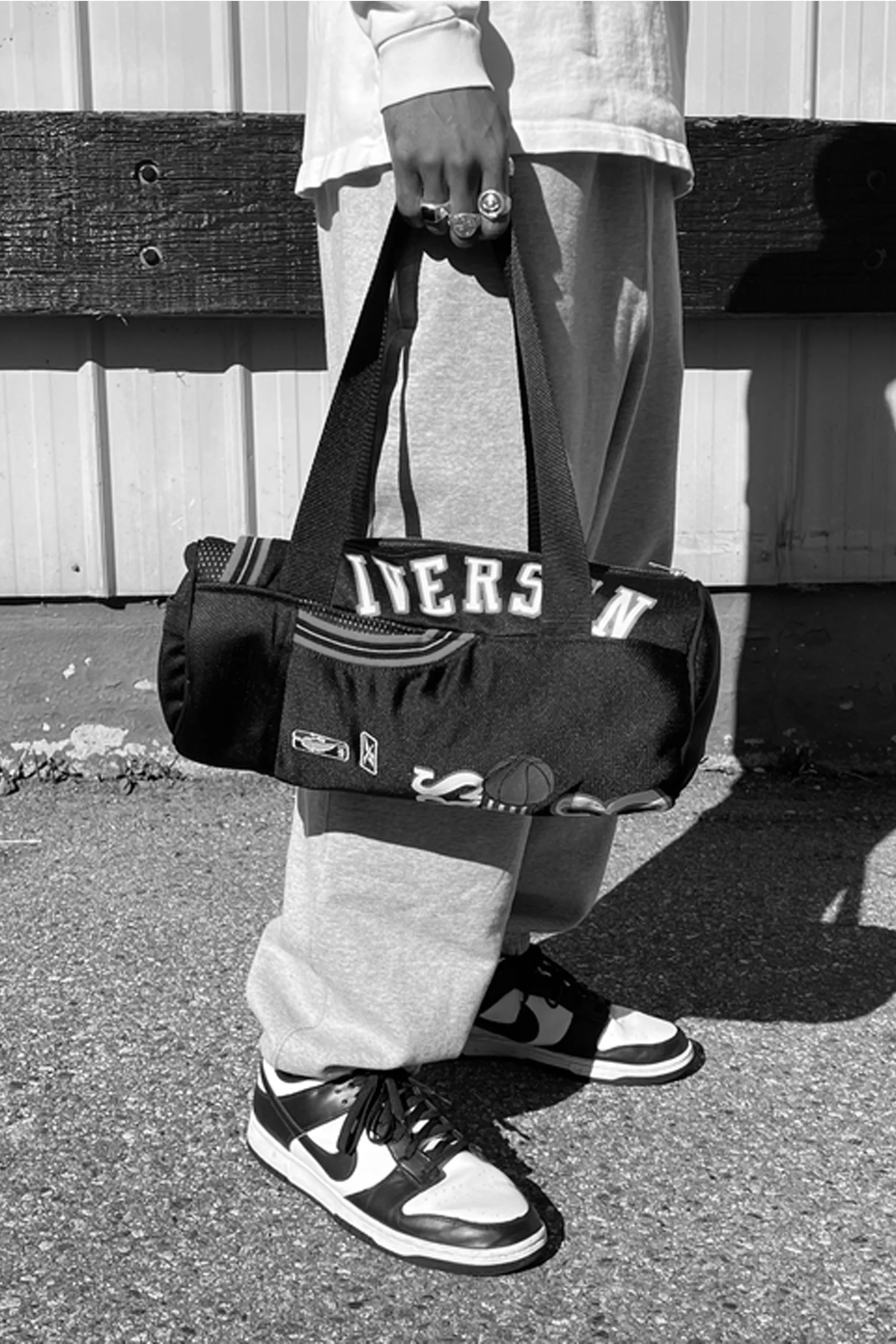 Rework Pistons NBA Duffle Bag Frankie
