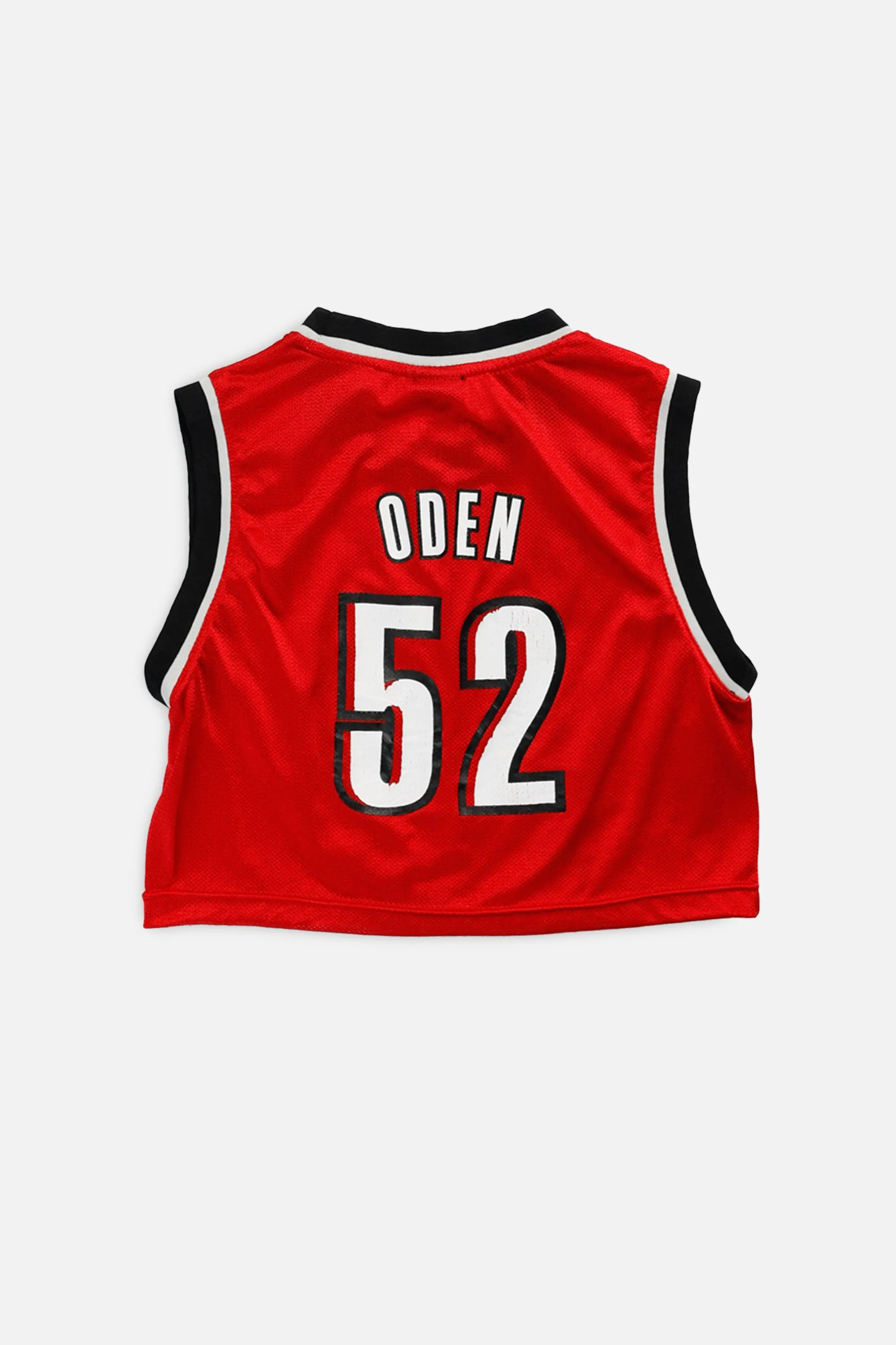 Rework Portland Trailblazers NBA Crop Jersey - S Frankie
