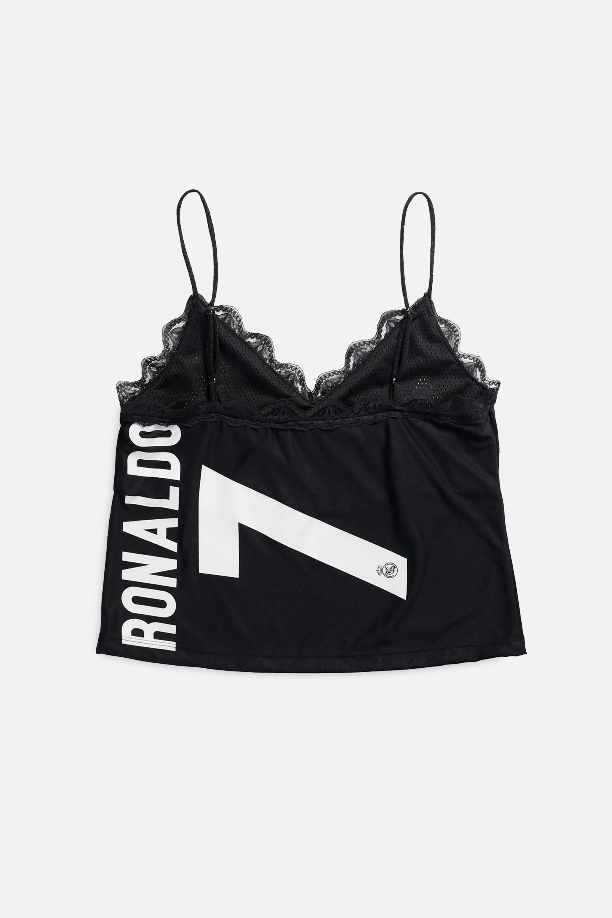 Rework Real Madrid Soccer Lace Tank - M Frankie