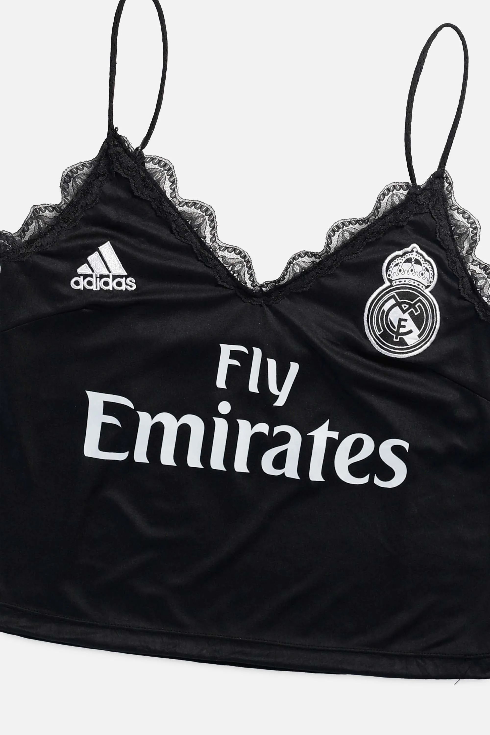 Rework Real Madrid Soccer Lace Tank - M Frankie