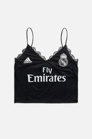 Rework Real Madrid Soccer Lace Tank - M Frankie