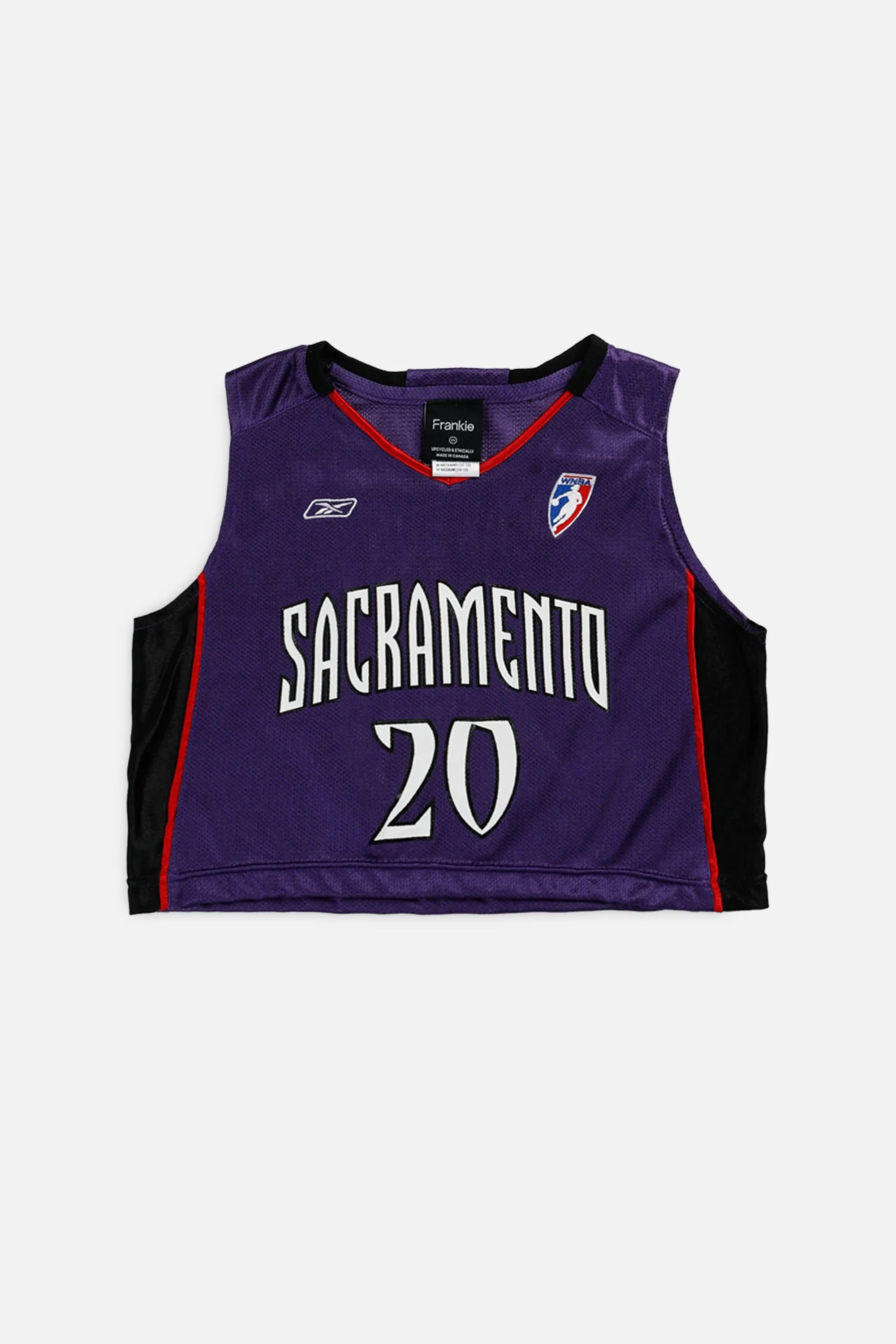 Rework Sacramento Monarchs NBA Crop Jersey - XS Frankie