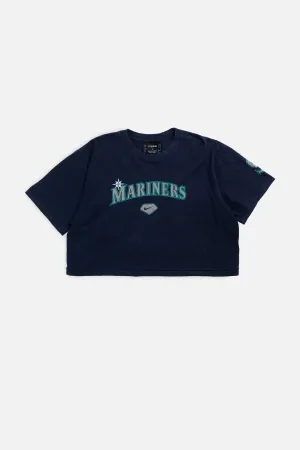 Rework Seattle Mariners MLB Crop Tee - XL Frankie