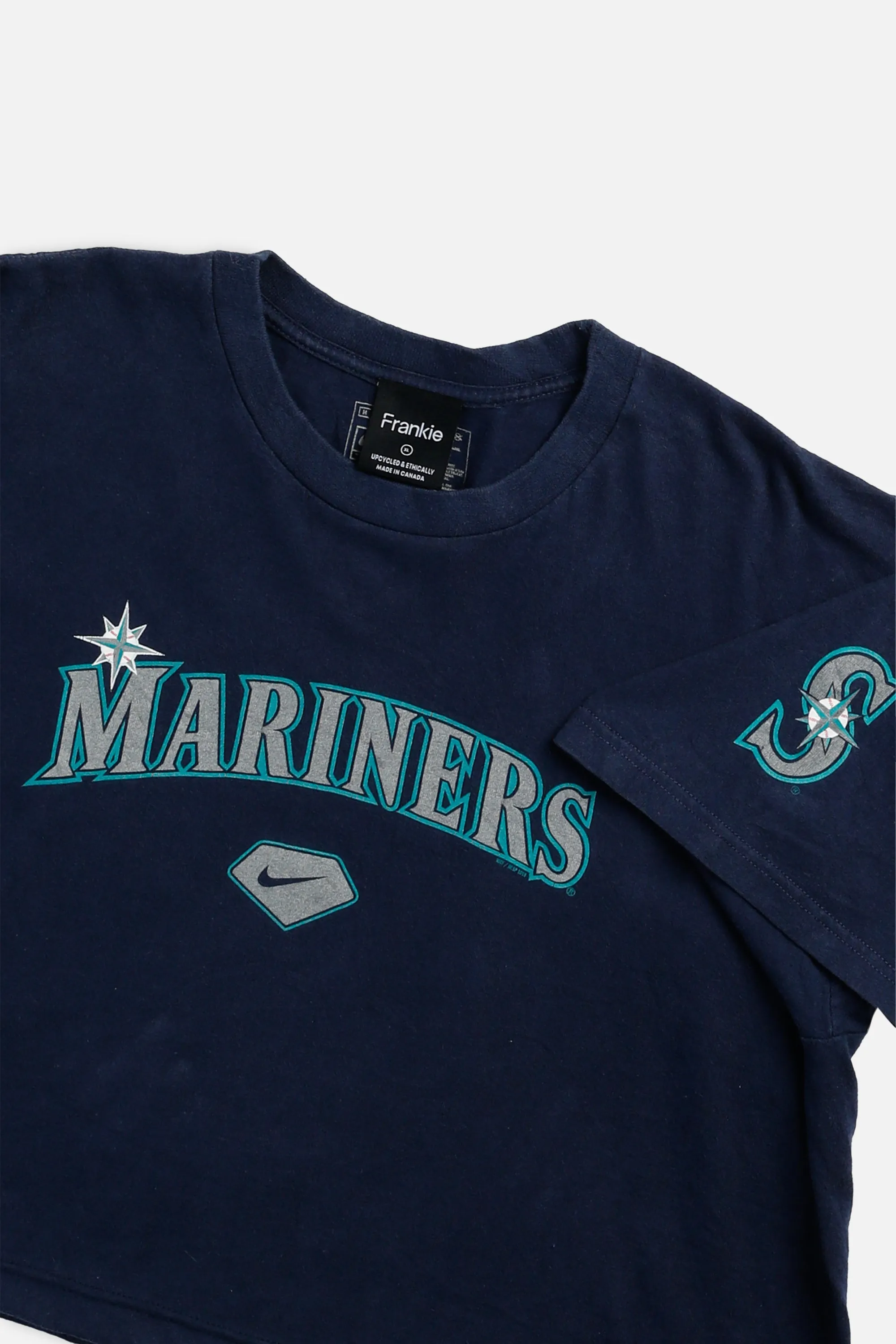 Rework Seattle Mariners MLB Crop Tee - XL Frankie