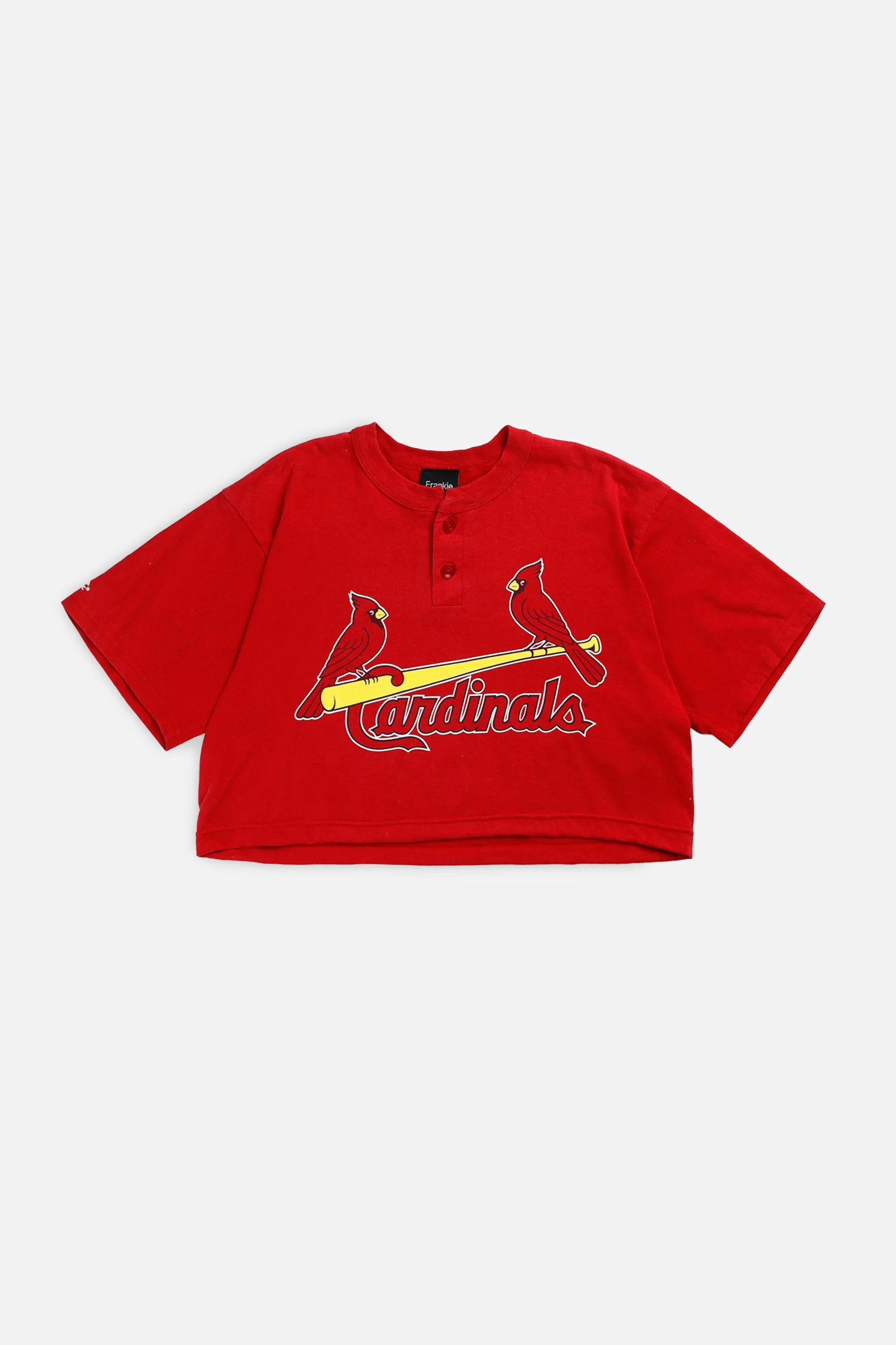 Rework St. Louis Cardinals MLB Crop Tee - M Frankie