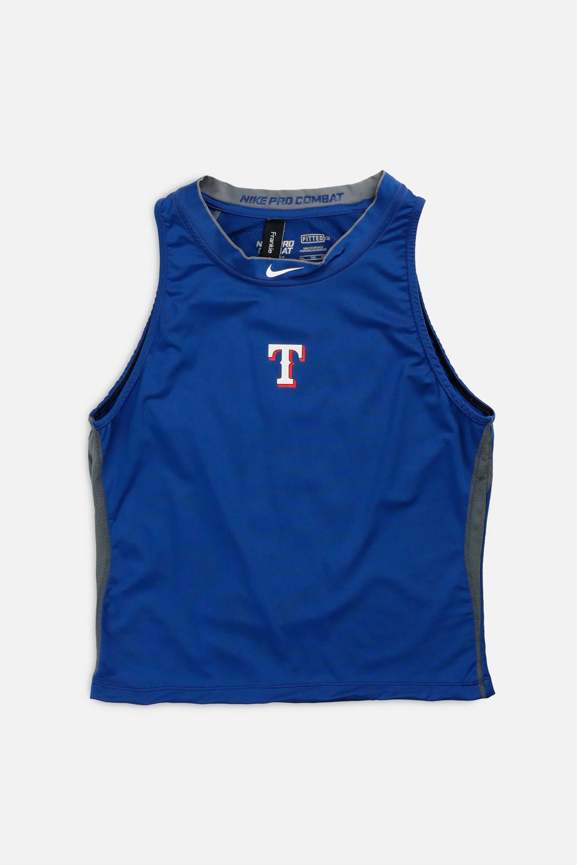Rework Texas Rangers MLB Tank - L Frankie