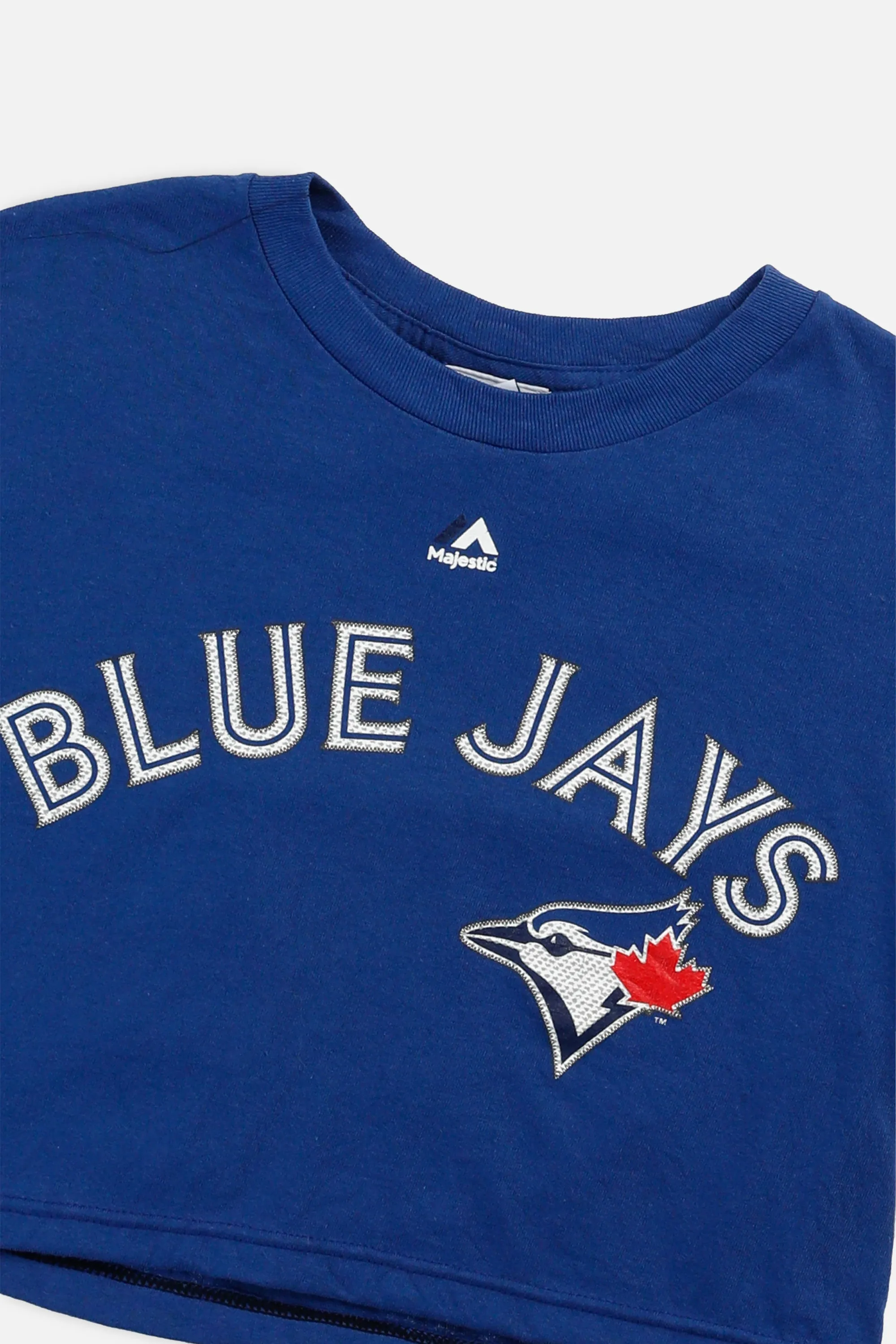 Rework Toronto Blue Jays MLB Crop Tee - XS Frankie