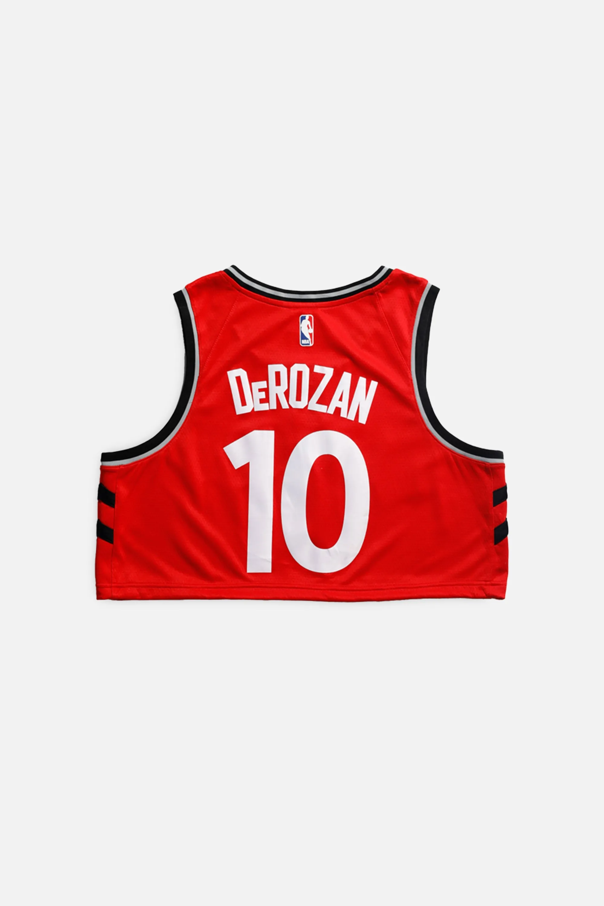 Rework Toronto Raptors NBA Crop Jersey - XL Frankie