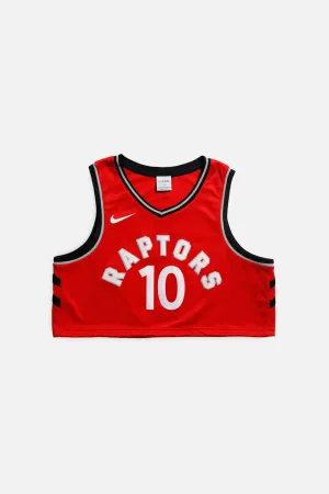 Rework Toronto Raptors NBA Crop Jersey - XL Frankie