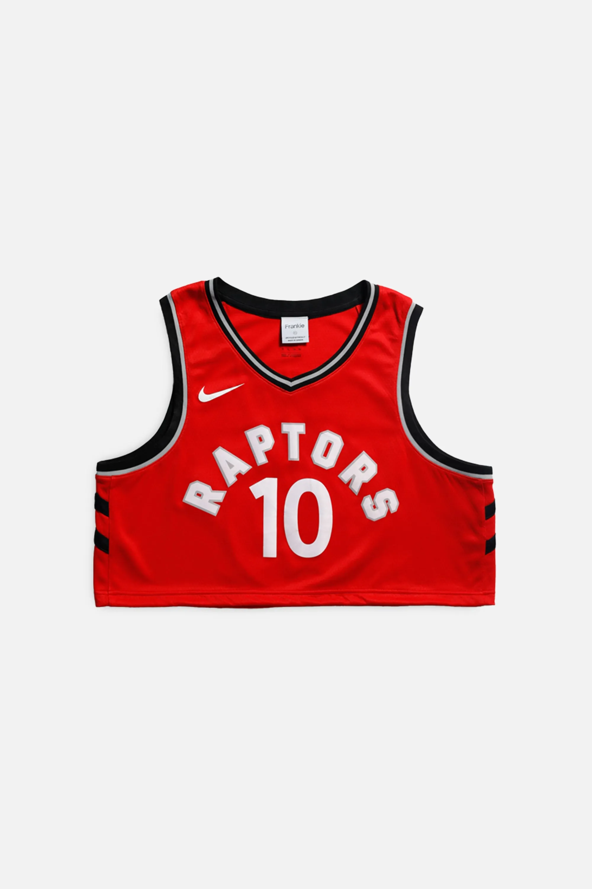 Rework Toronto Raptors NBA Crop Jersey - XL Frankie