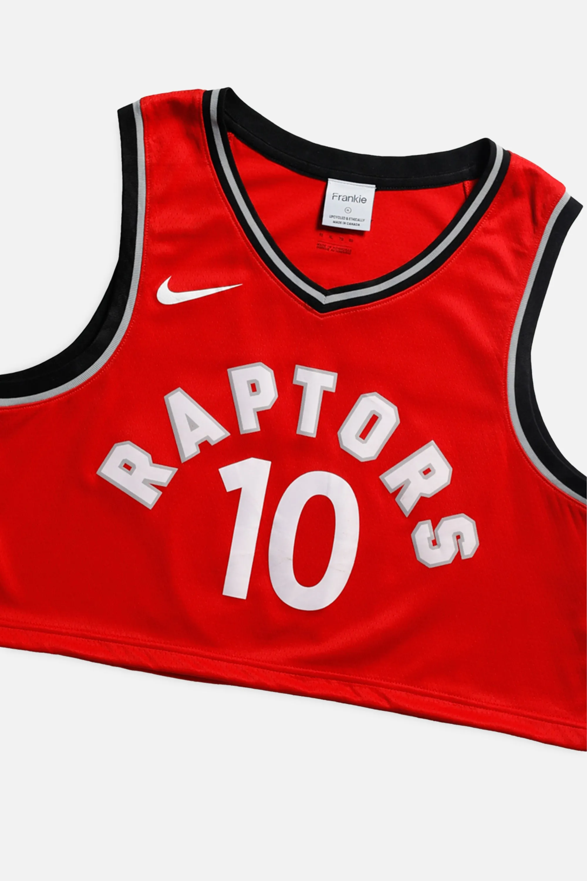 Rework Toronto Raptors NBA Crop Jersey - XL Frankie