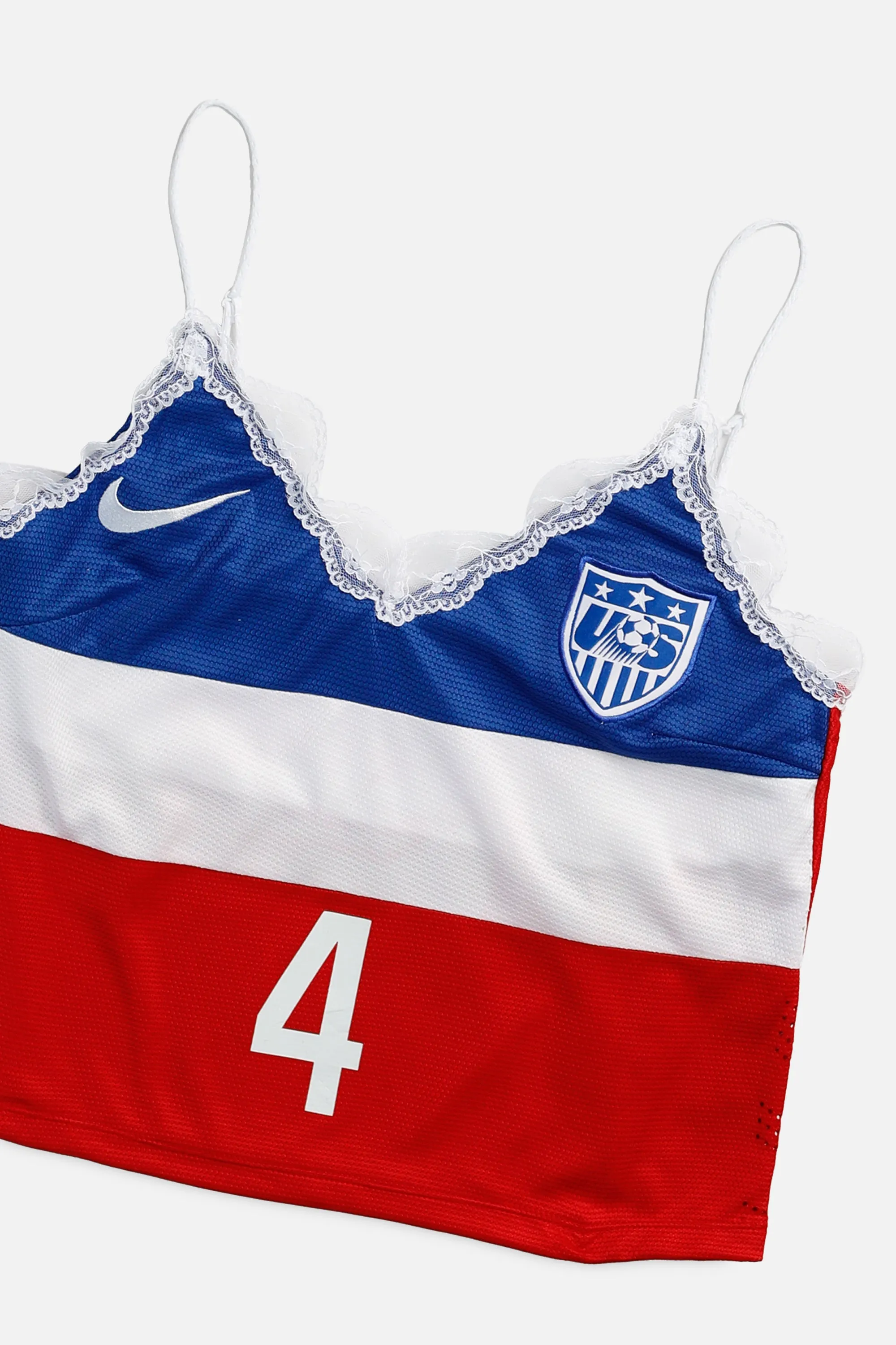 Rework USA Soccer Lace Tank - L Frankie