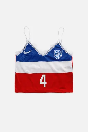 Rework USA Soccer Lace Tank - L Frankie