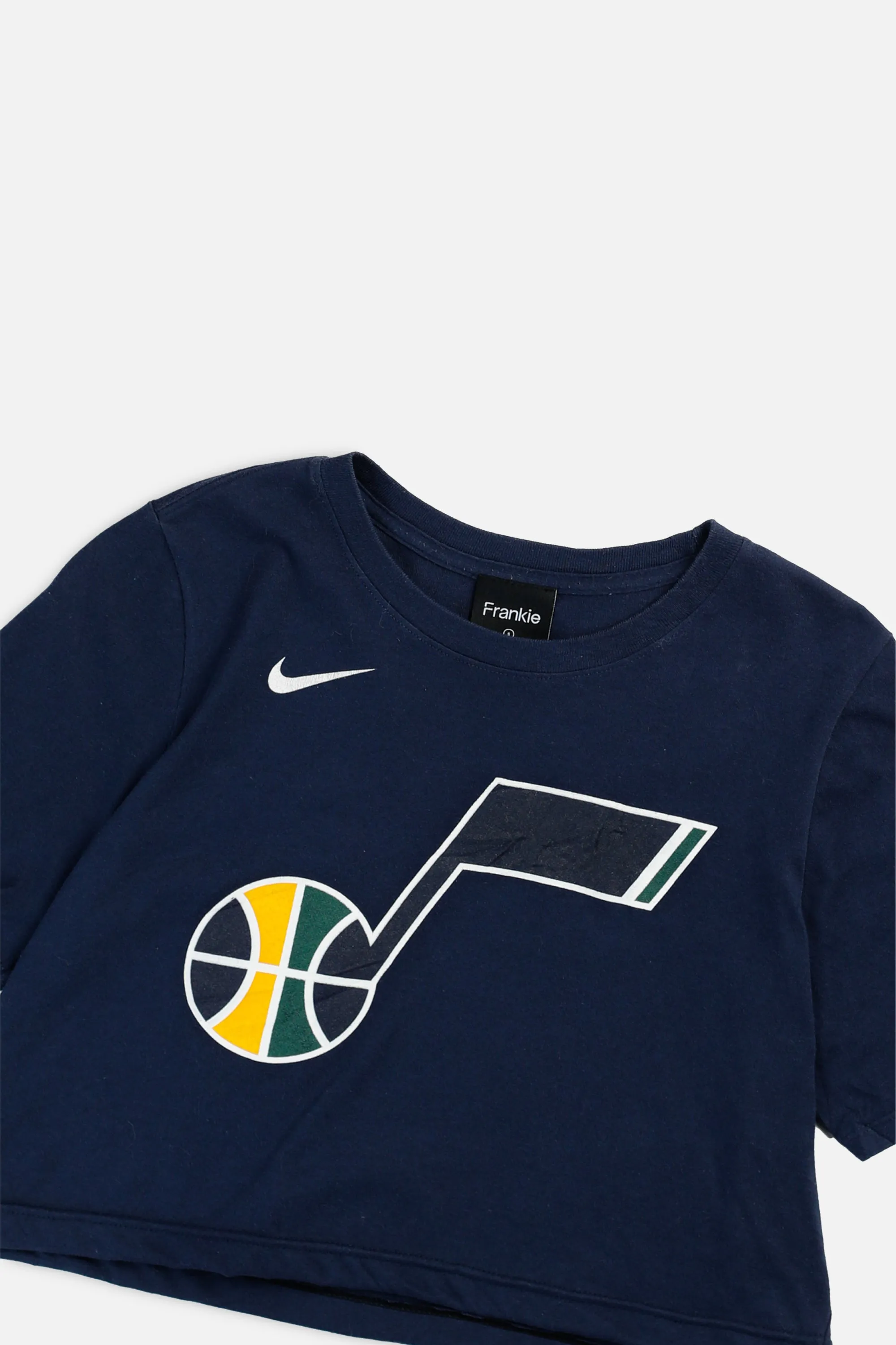 Rework Utah Jazz NBA Crop Tee - S Frankie