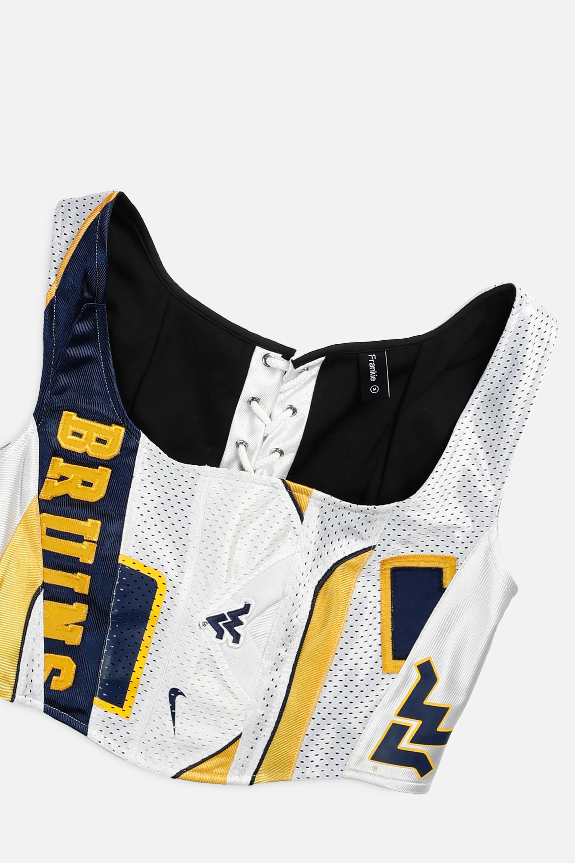 Rework West Virginia NCAA Corset - M Frankie