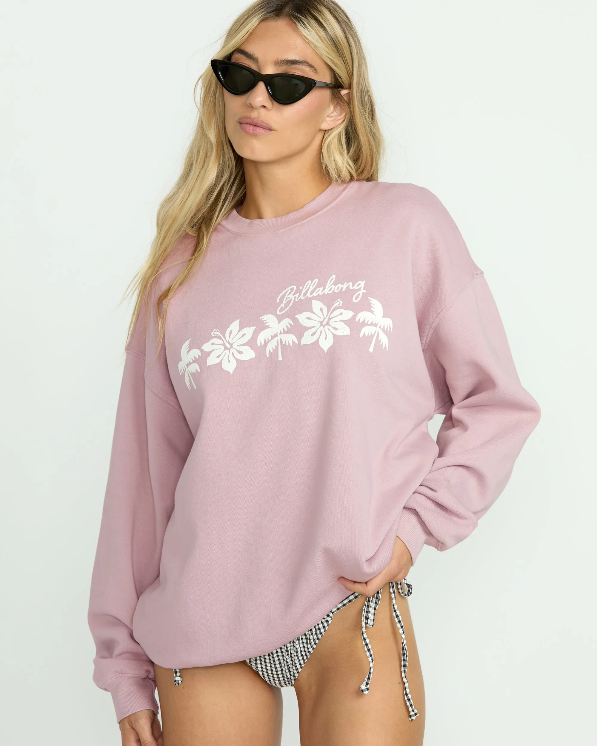 Ride In Crew Sweatshirt - Haze Billabong