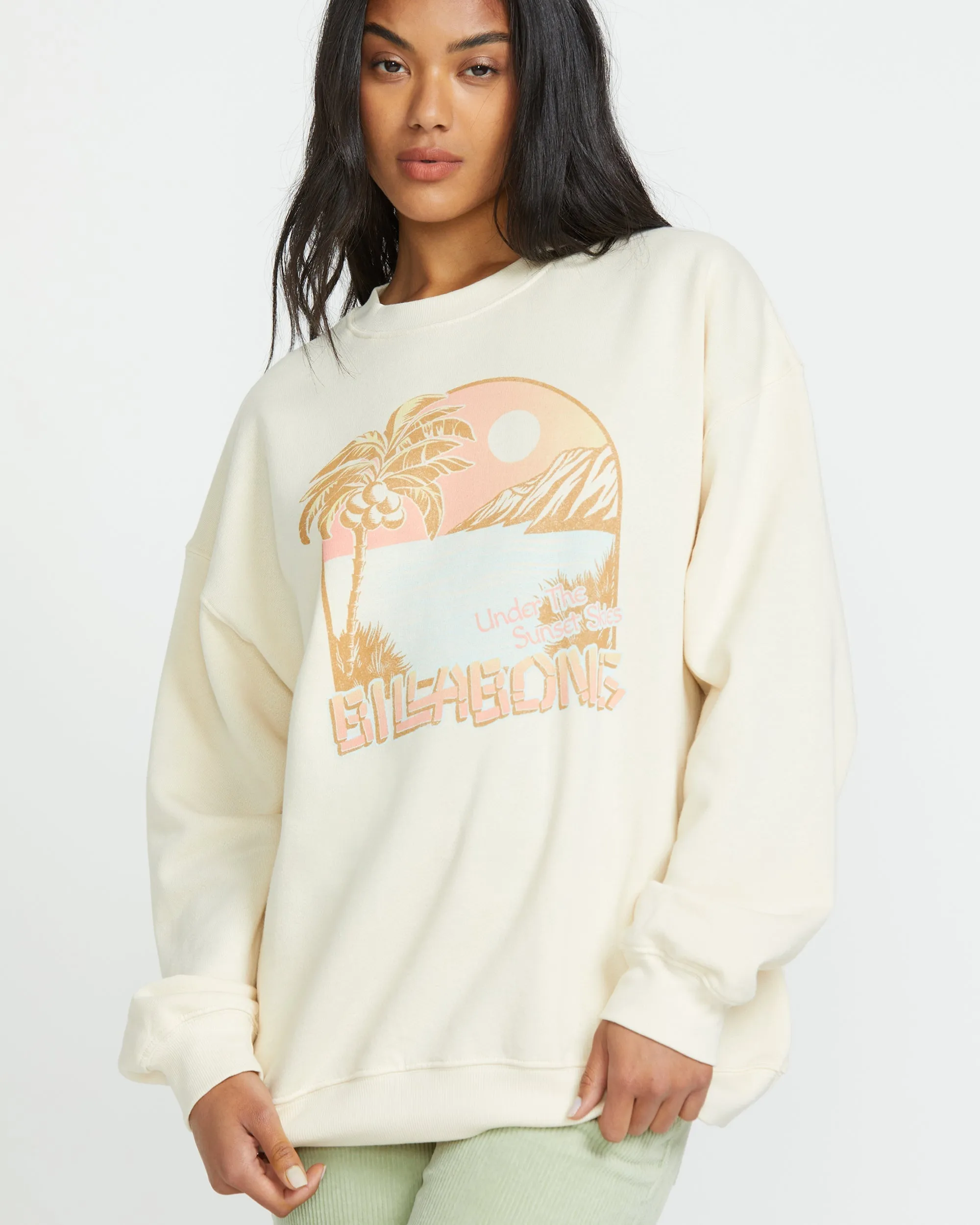 Ride In Crew Sweatshirt - Whitecap1 Billabong