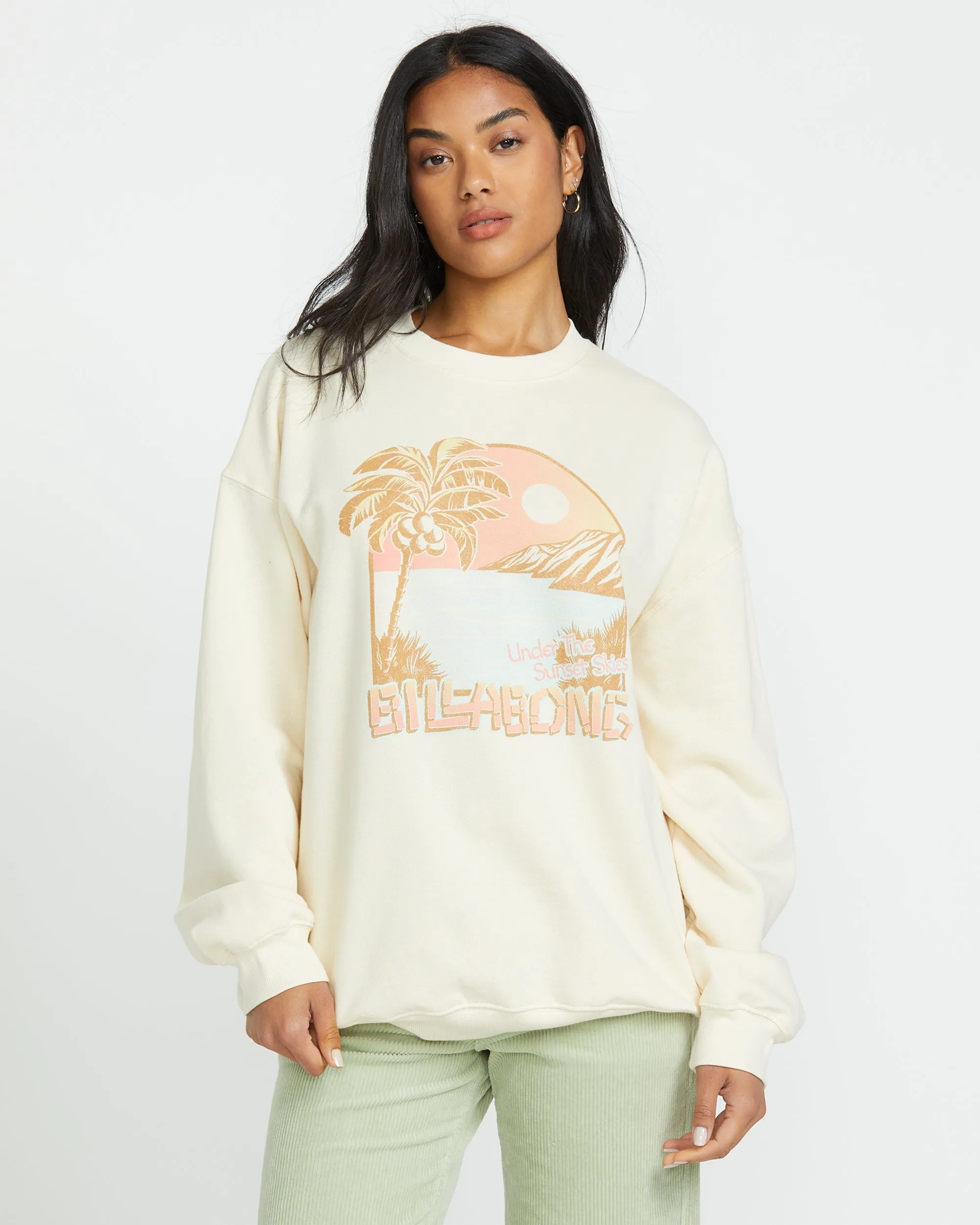 Ride In Crew Sweatshirt - Whitecap1 Billabong