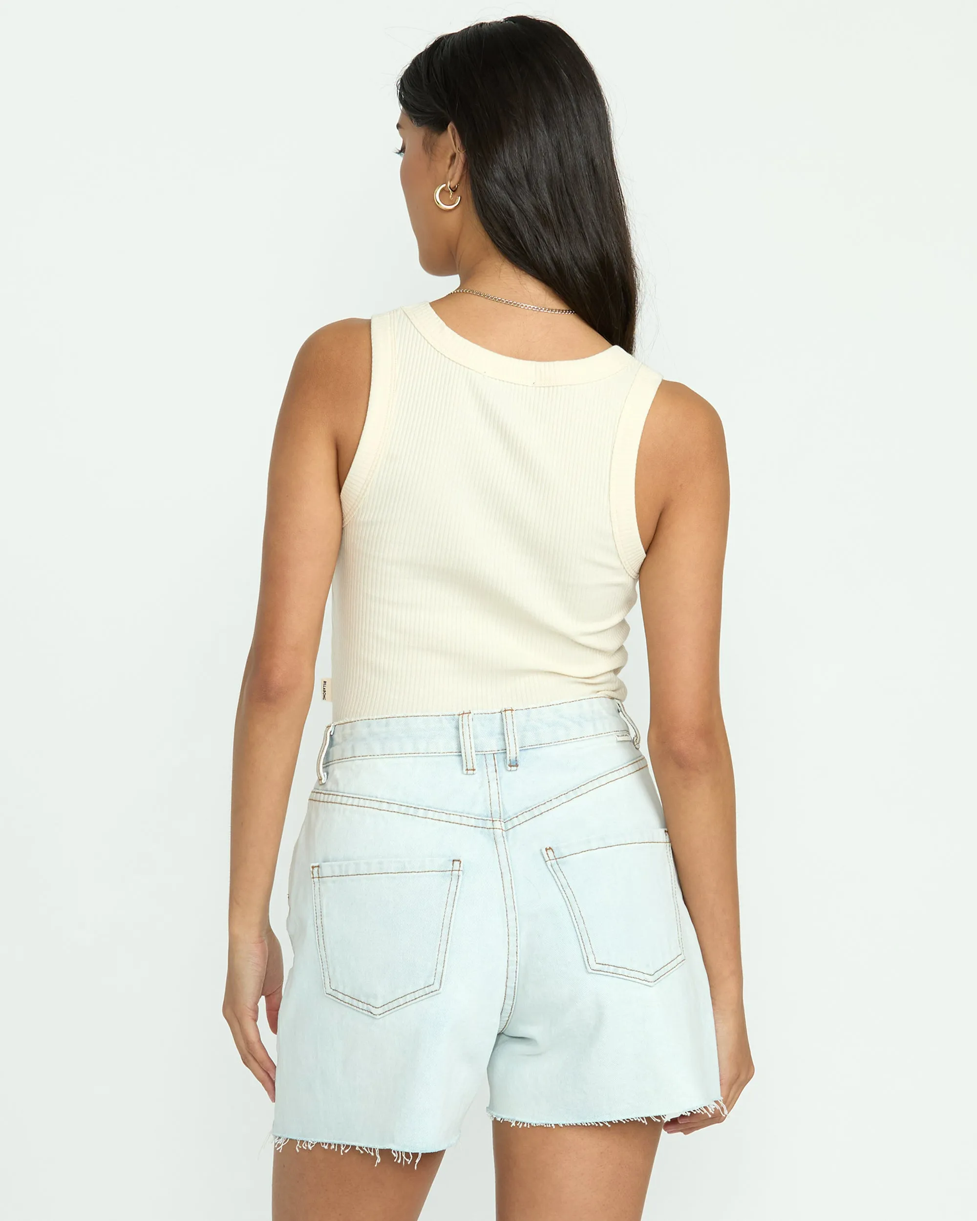 Riley Cut-Off Denim Shorts - Acid Wash Billabong