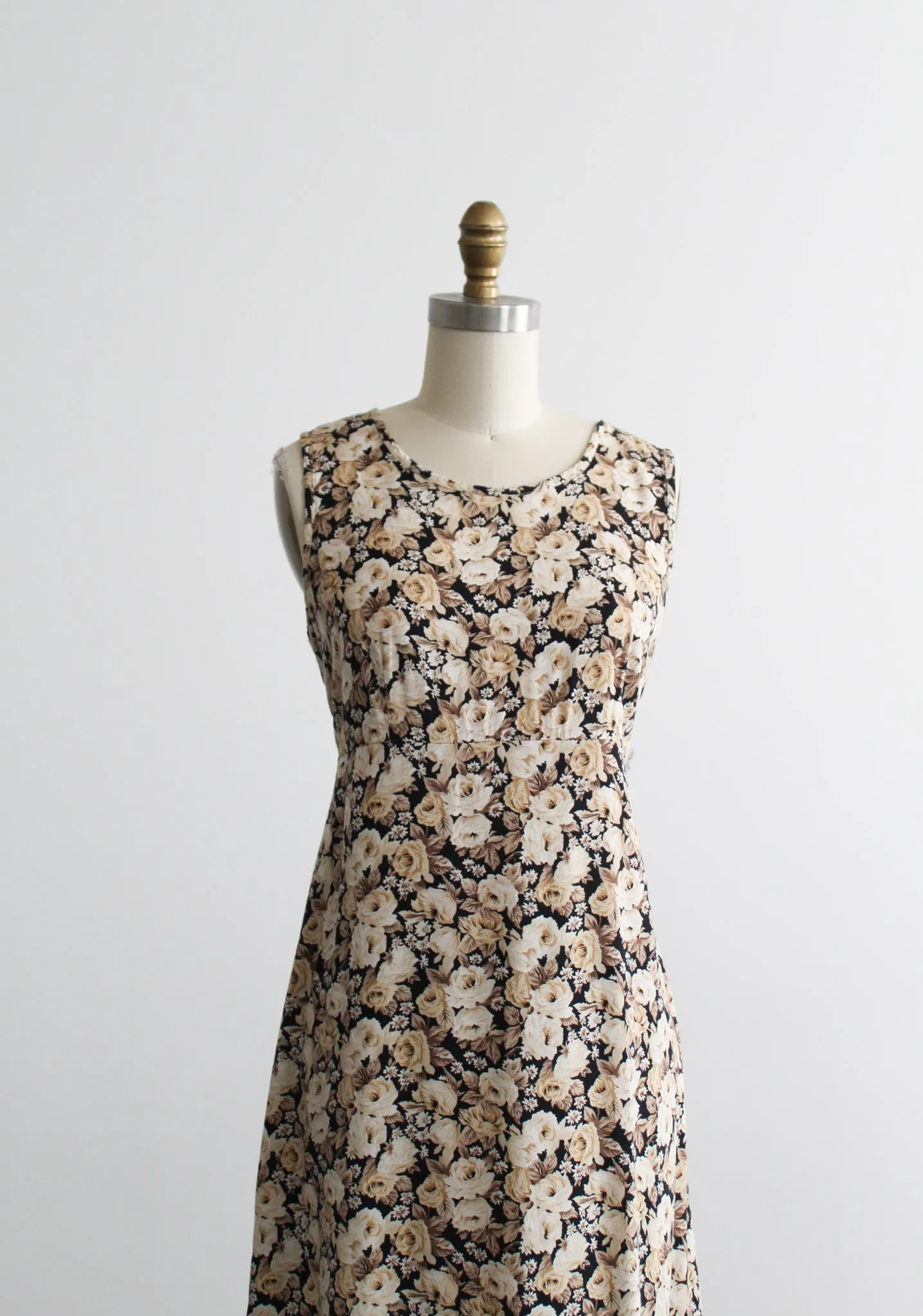 rosebloom day dress 1919 Vintage