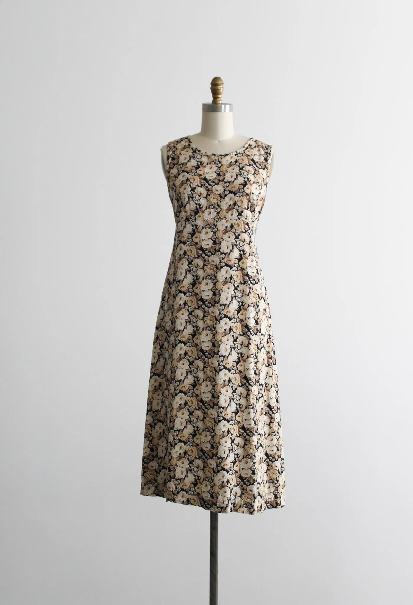 rosebloom day dress 1919 Vintage
