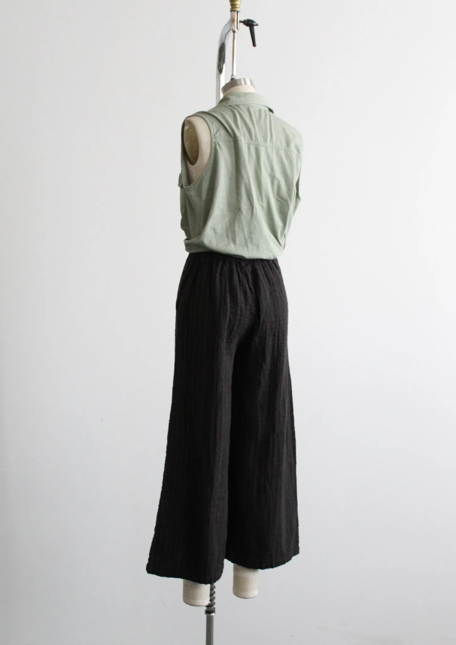 sageleaf cotton button up 1919 Vintage
