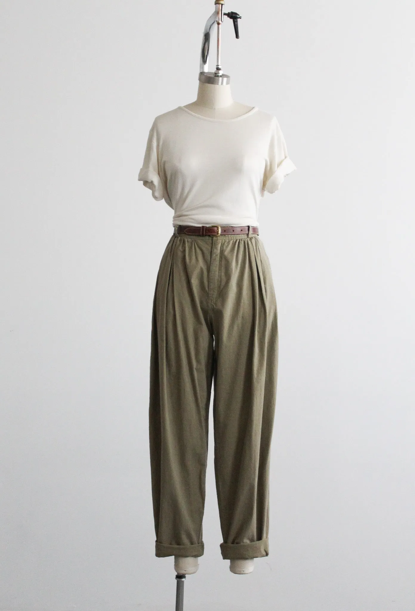 saltwhite silk tee 1919 Vintage