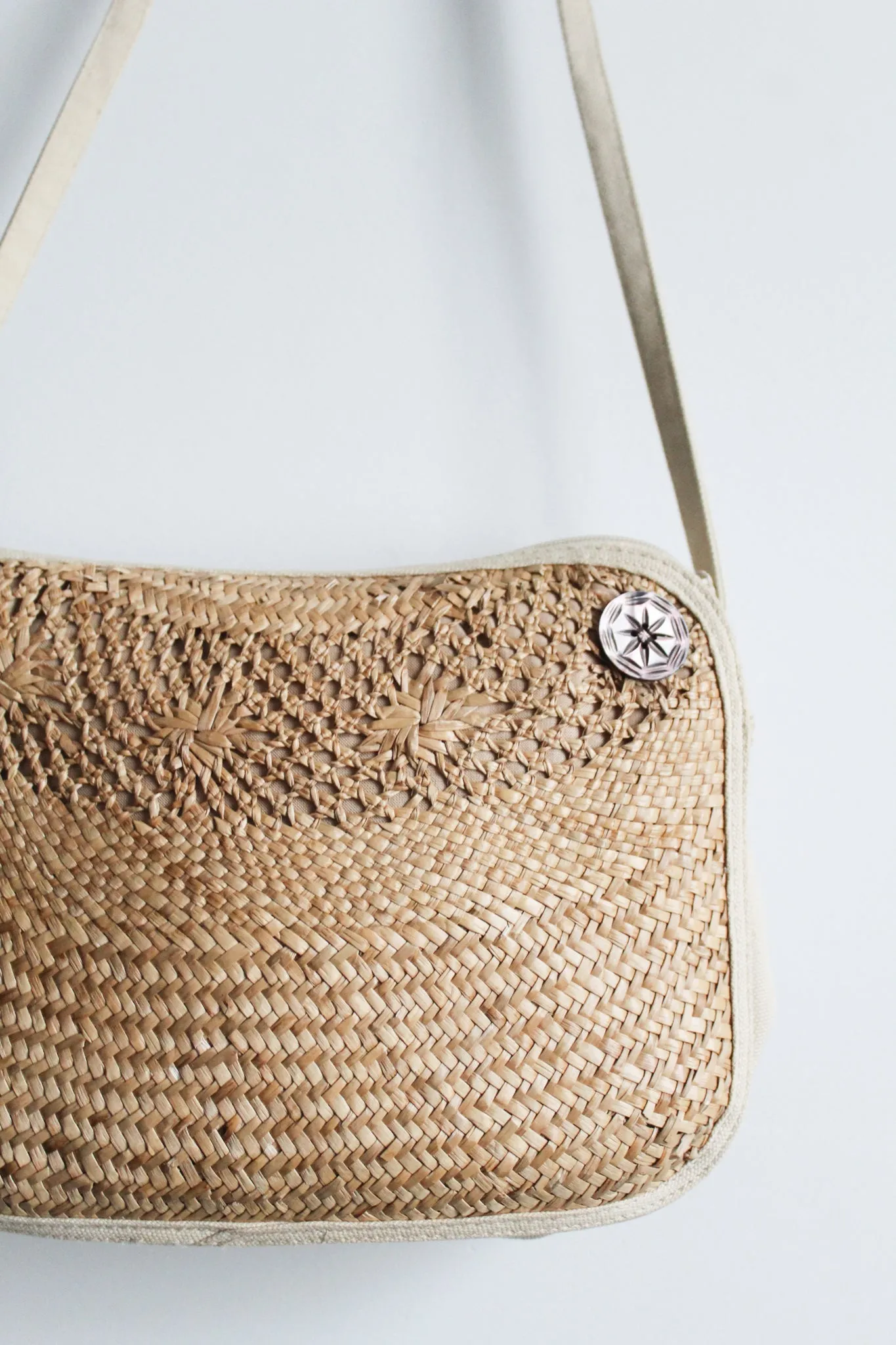 san sebastian woven bag 1919 Vintage