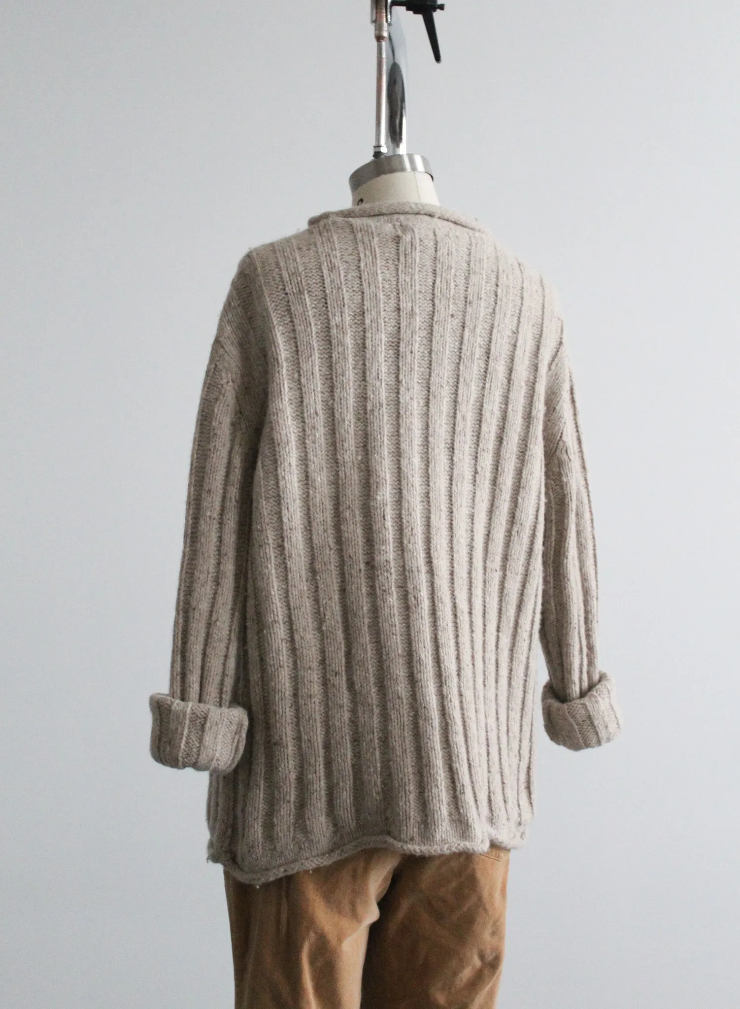 sand dune wool cable knit sweater 1919 Vintage