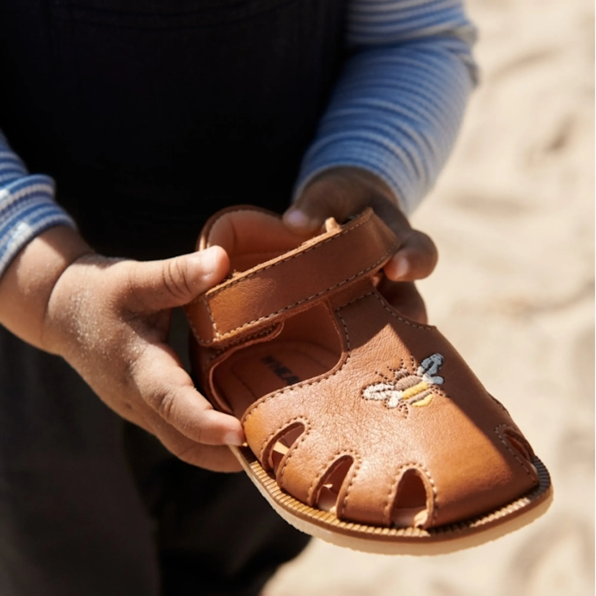 Sandal Lowe - natural Wheat