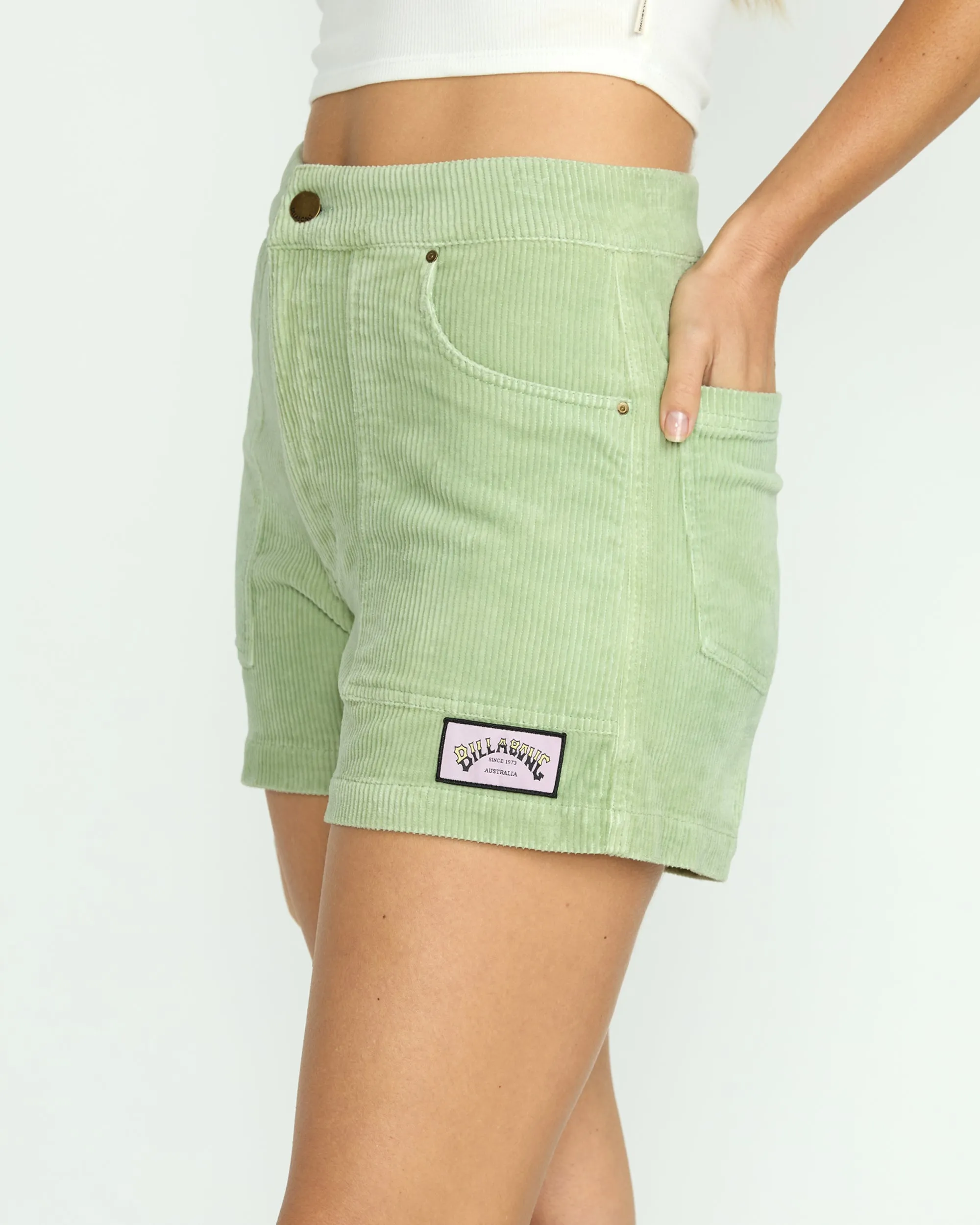 Set The Tone Cord Short - Pistachio Billabong