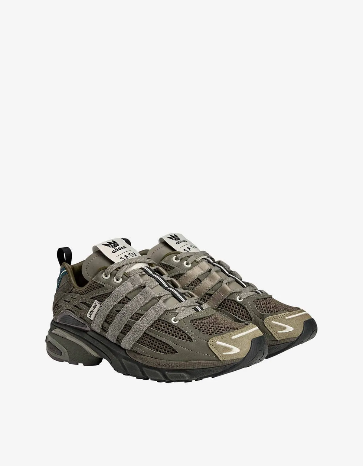 SFTM x Adidas 005 Green Adistar Cushion Trainers