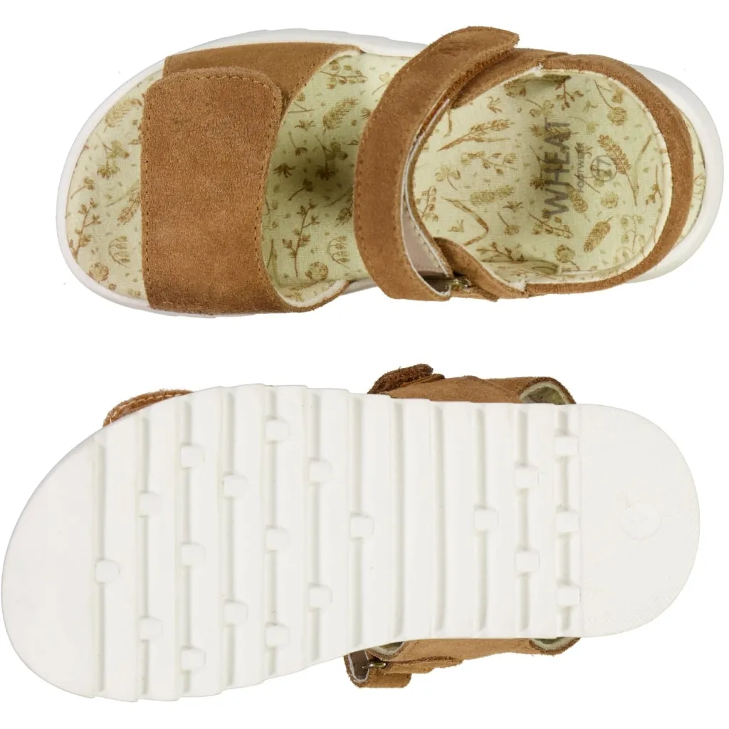 Shay sandal - amber brown Wheat