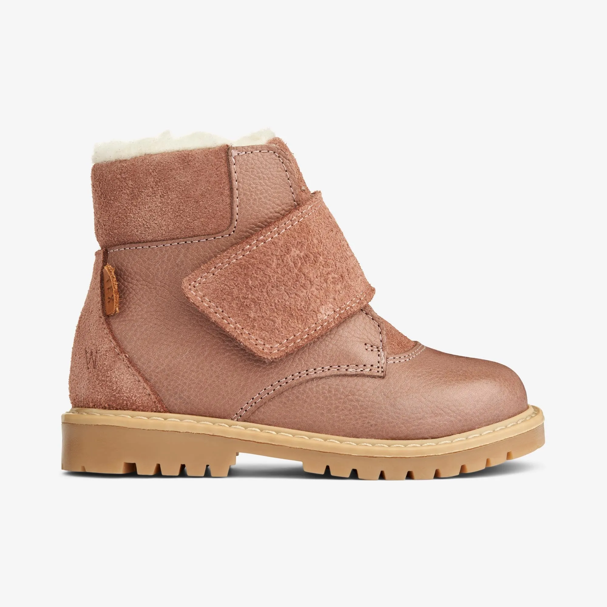 Sigge Print Velcro Boot - dusty rouge Wheat