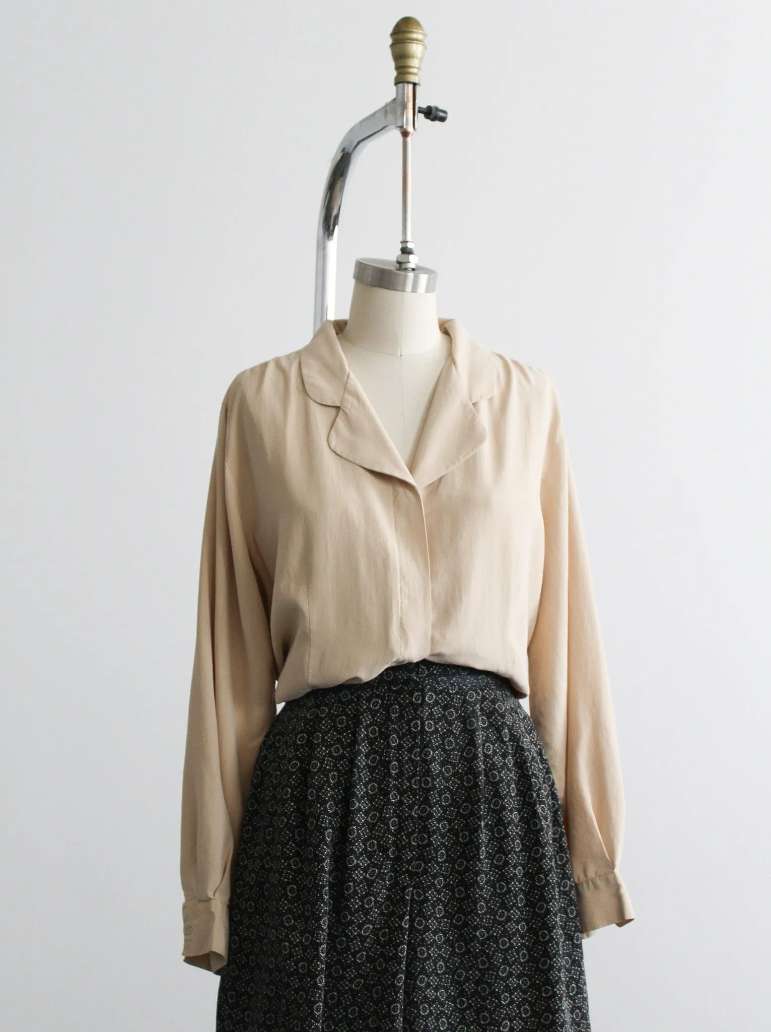 silk poet blouse 1919 Vintage
