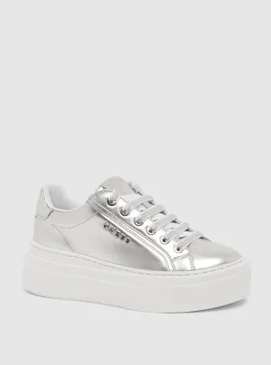 Silver Ameria Low-Top Sneakers Guess