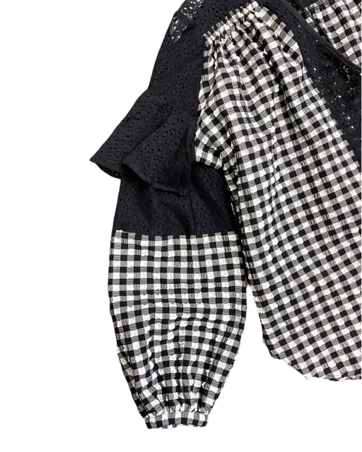 Size 0 (XS/S) |  Rachel Comey Seersucker Blouse Top
