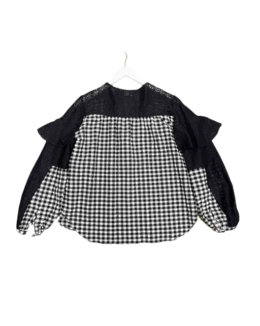 Size 0 (XS/S) |  Rachel Comey Seersucker Blouse Top